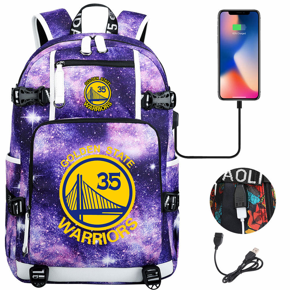 Kobe Black Mamba Curry Bucks Antetokounmpo USB Charging Backpack School Notebook Travel Bags Basketball Bag
