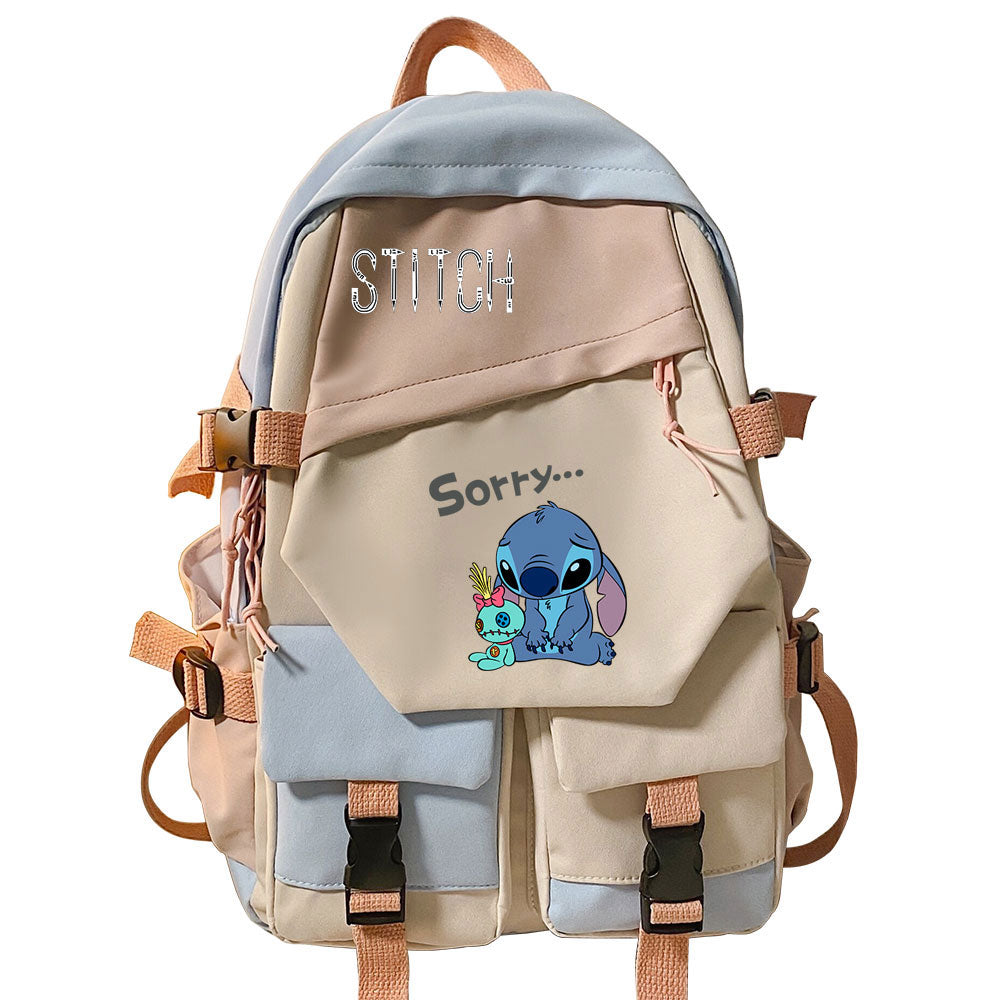 Lilo Stitch Water Proof Backpack Notebook Travel Bags Casual School Bag