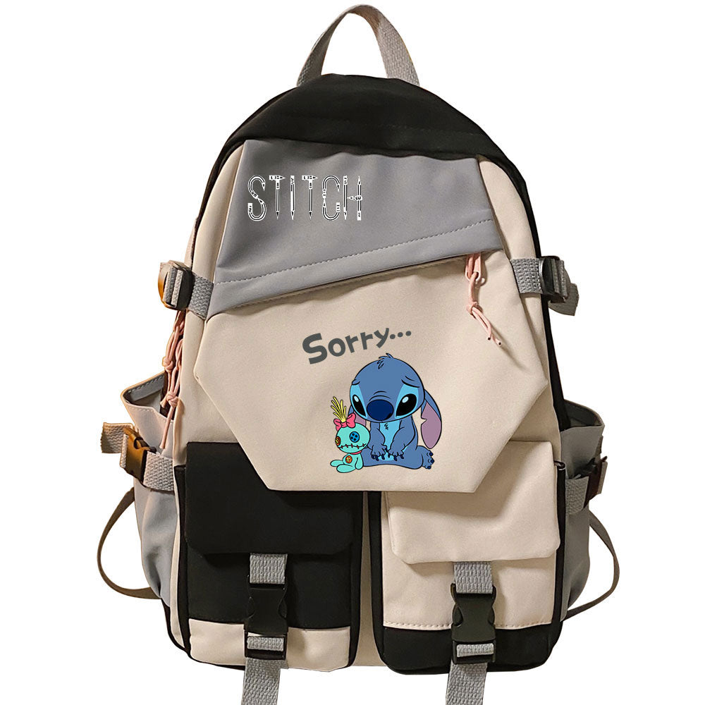 Lilo Stitch Water Proof Backpack Notebook Travel Bags Casual School Bag