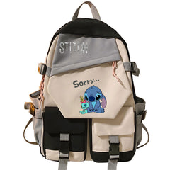 Lilo Stitch Water Proof Backpack Notebook Travel Bags Casual School Bag