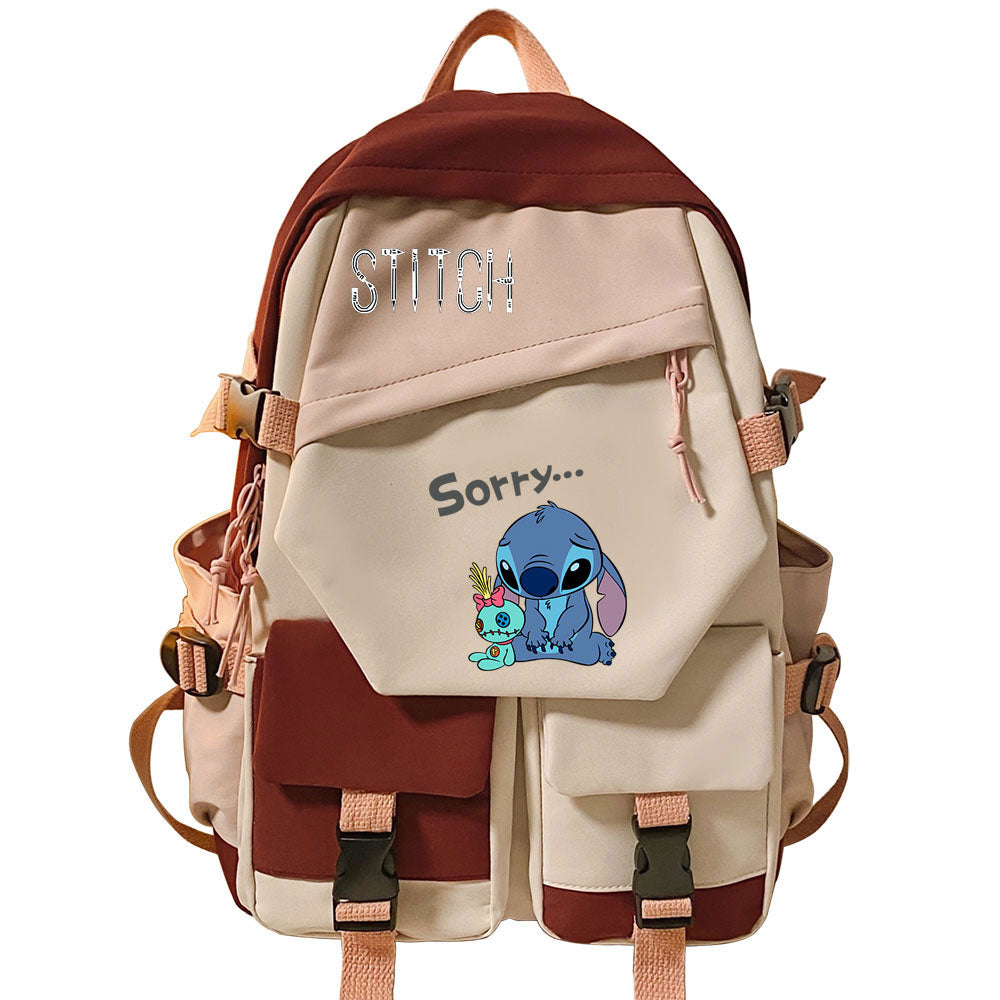 Lilo Stitch Water Proof Backpack Notebook Travel Bags Casual School Bag