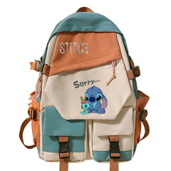 Lilo Stitch Water Proof Backpack Notebook Travel Bags Casual School Bag