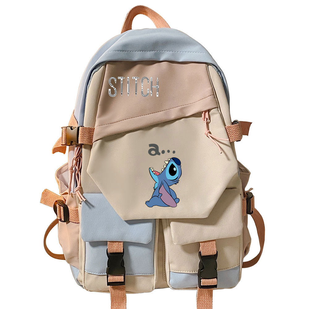 Lilo Stitch Water Proof Backpack Notebook Travel Bags Casual School Bag