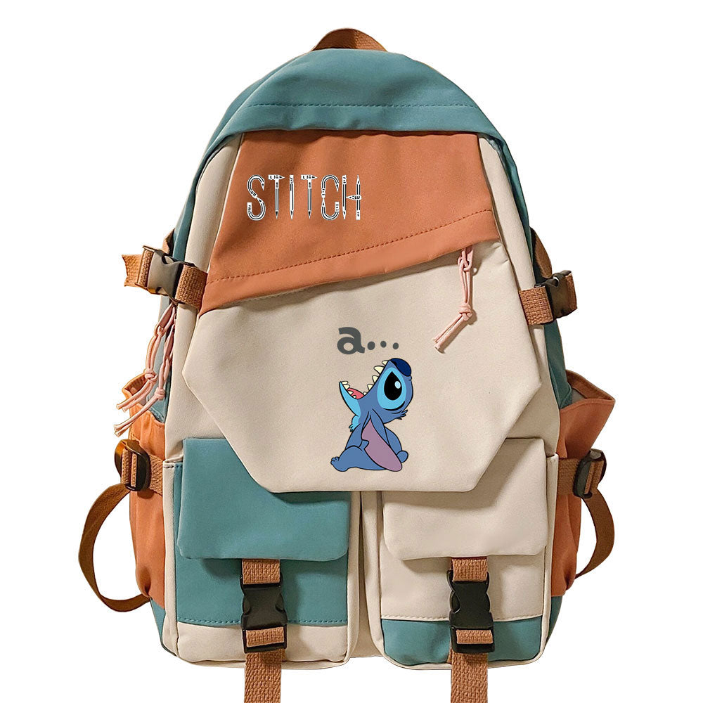 Lilo Stitch Water Proof Backpack Notebook Travel Bags Casual School Bag