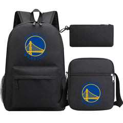 Golden State Warriors Schoolbag Backpack Shoulder Bag Pencil Bag 3pcs set for Kids Students