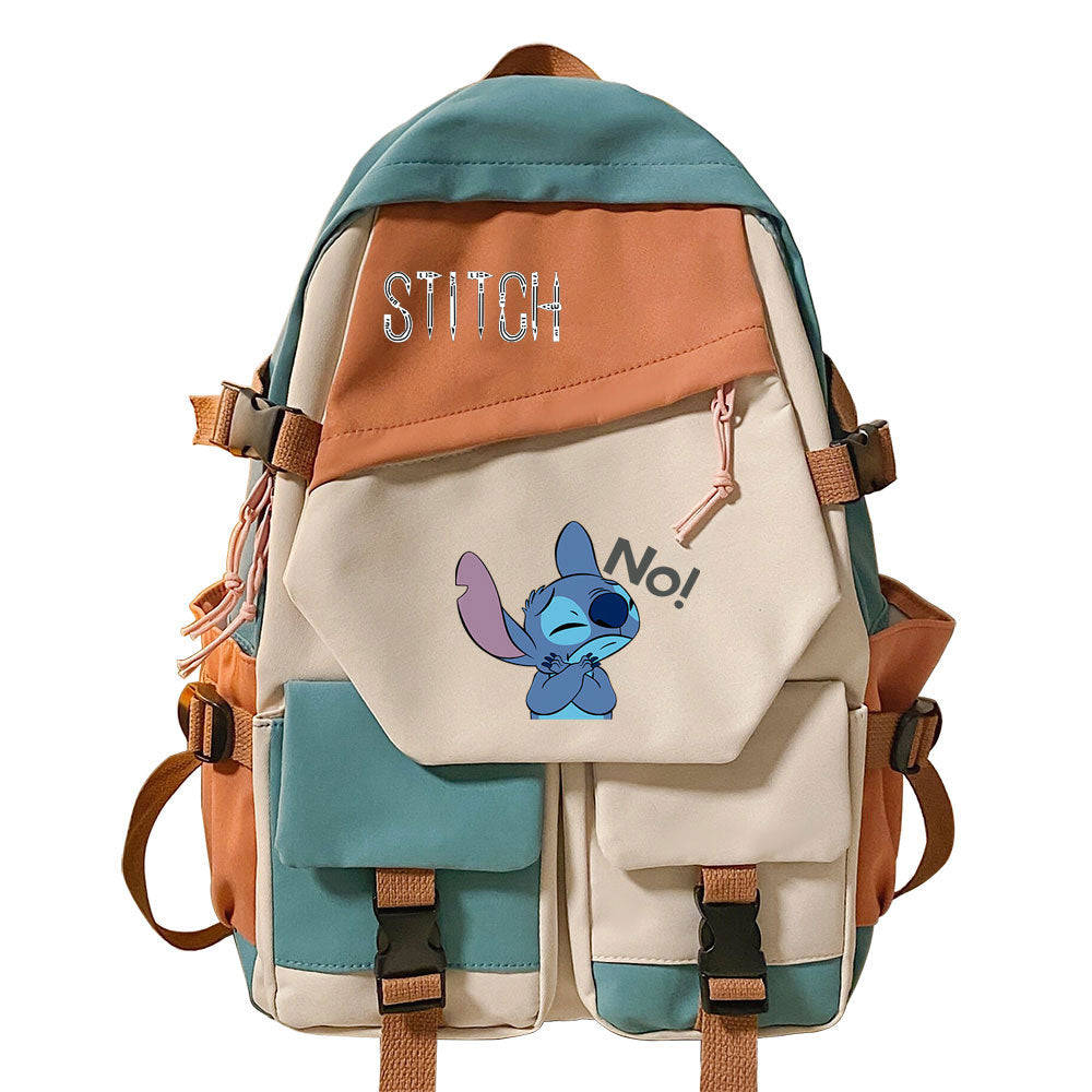 Lilo Stitch Water Proof Backpack Notebook Travel Bags Casual School Bag