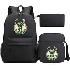 Boston Celtics Schoolbag Backpack Shoulder Bag Pencil Bag 3pcs set for Kids Students