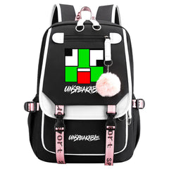 Unspeakable Waterproof Backpack School Notebook Travel Bag USB Charging