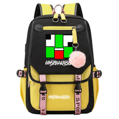 Unspeakable Waterproof Backpack School Notebook Travel Bag USB Charging