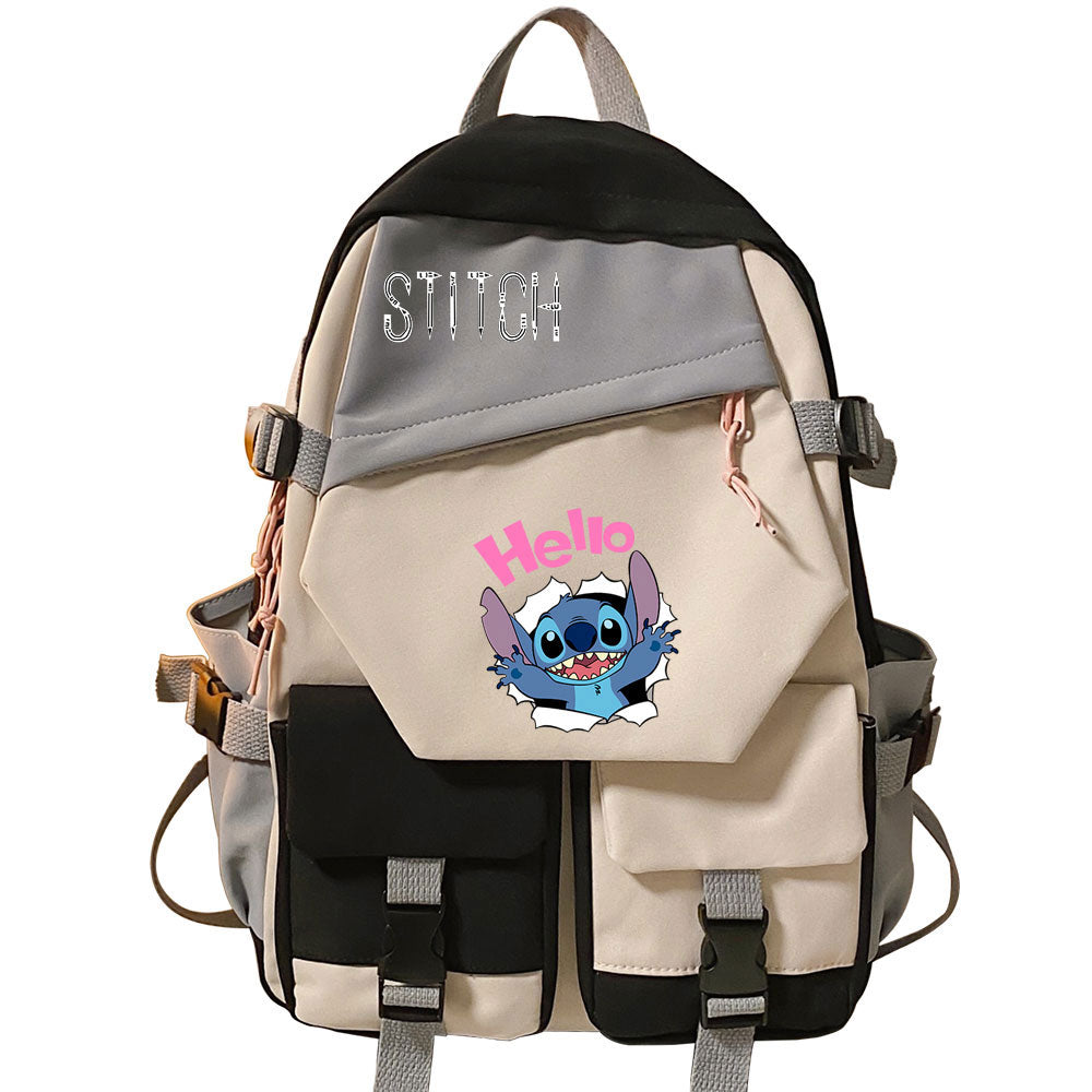 Lilo Stitch Water Proof Backpack Notebook Travel Bags Casual School Bag