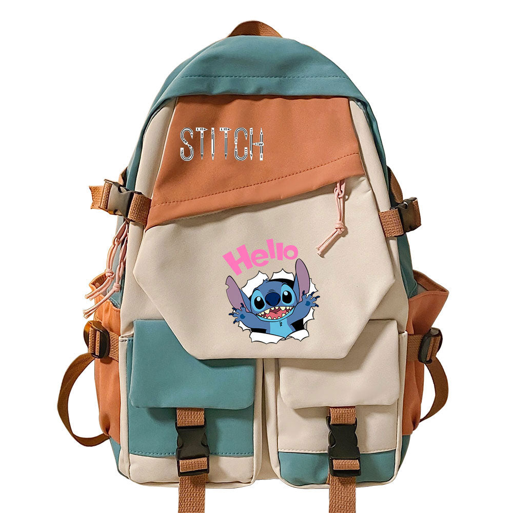 Lilo Stitch Water Proof Backpack Notebook Travel Bags Casual School Bag