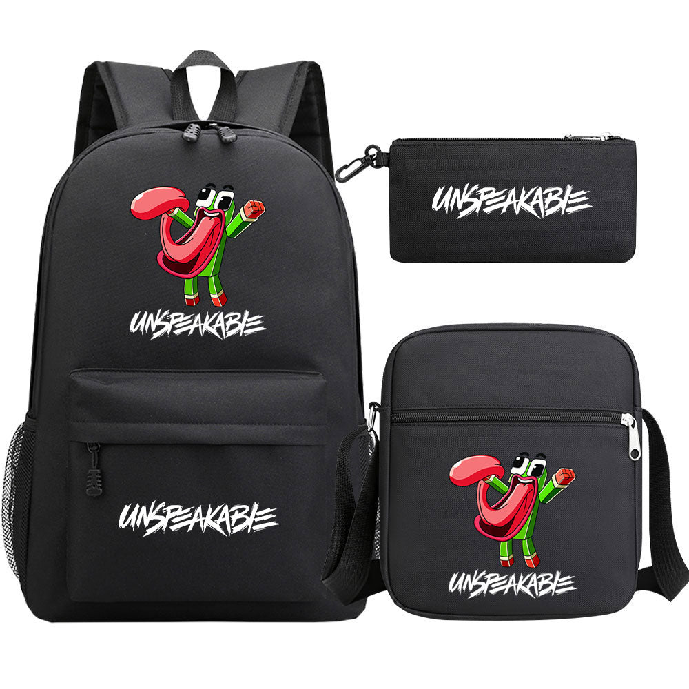 Unspeakable Schoolbag Backpack Shoulder Bag Pencil Bag 3pcs set for Kids Students