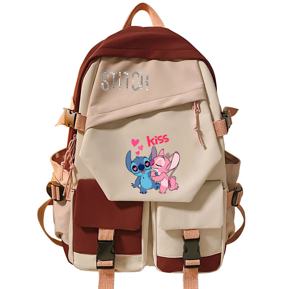 Lilo Stitch Water Proof Backpack Notebook Travel Bags Casual School Bag