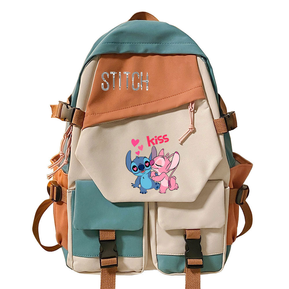 Lilo Stitch Water Proof Backpack Notebook Travel Bags Casual School Bag