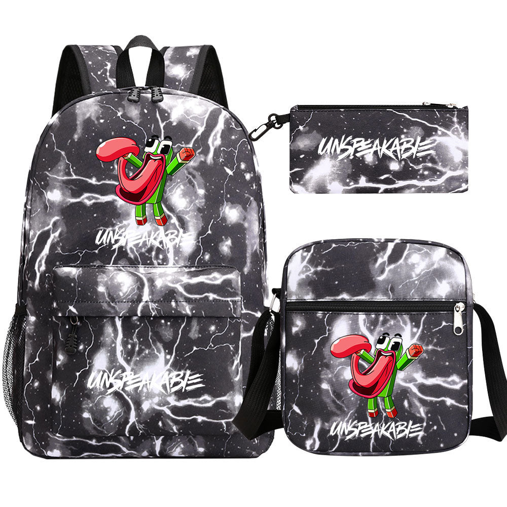 Unspeakable Schoolbag Backpack Shoulder Bag Pencil Bag 3pcs set for Kids Students