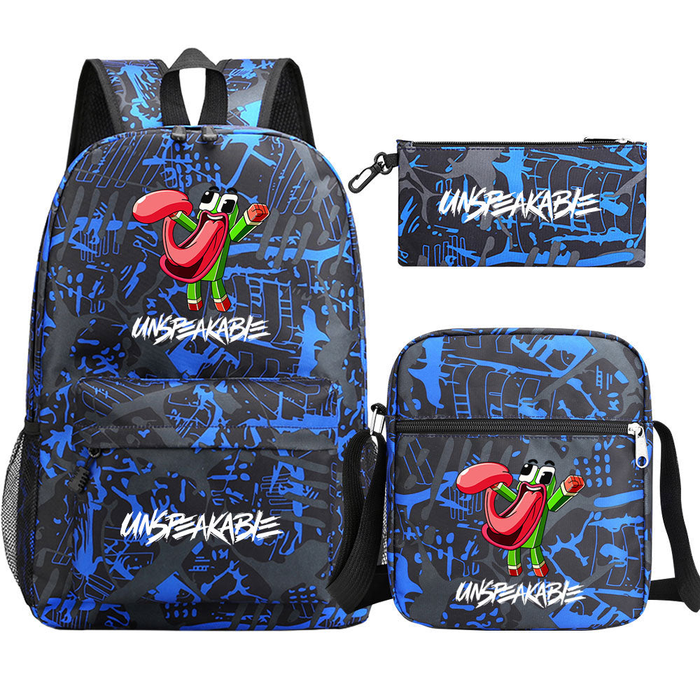 Unspeakable Schoolbag Backpack Shoulder Bag Pencil Bag 3pcs set for Kids Students