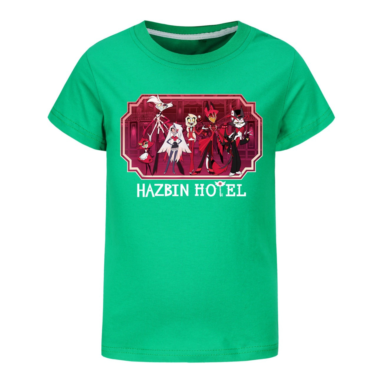 Hazbin Hotel Casual Sweatshirt Spring Autumn Short Sleeve T-Shirts for Kids