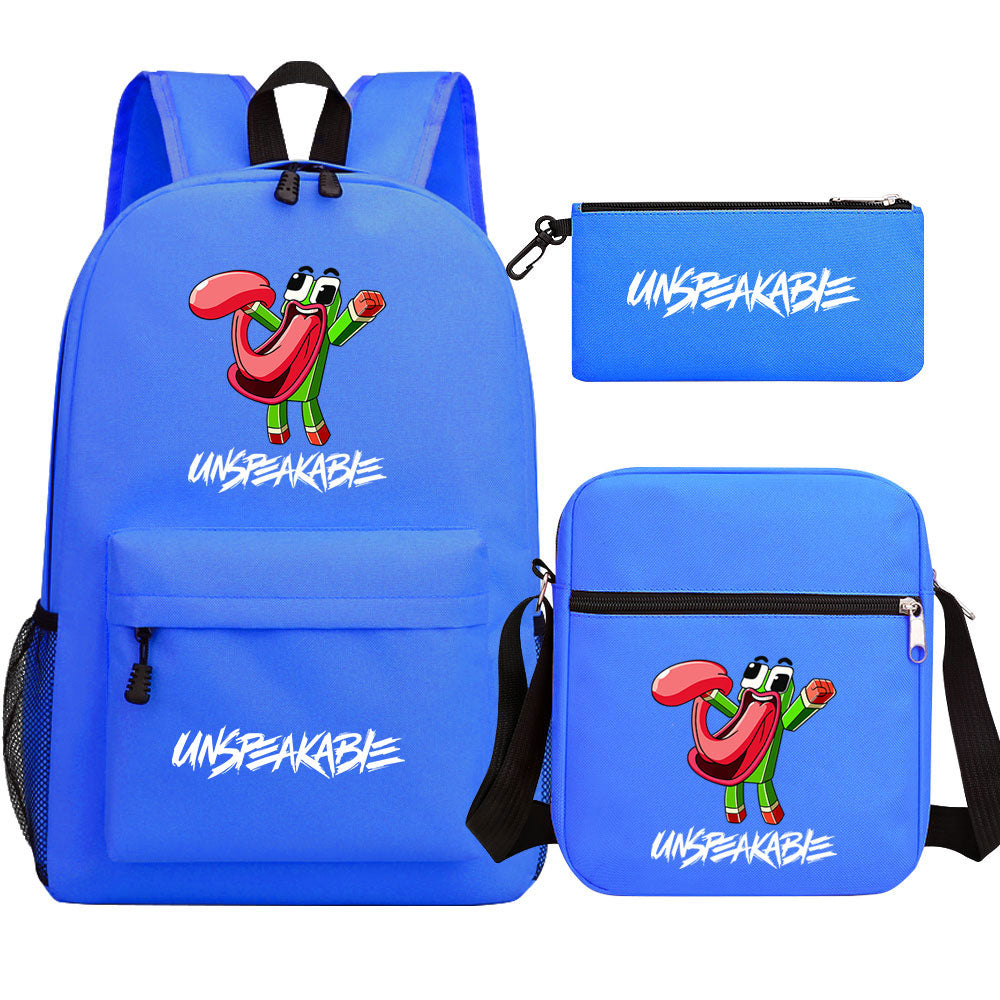 Unspeakable Schoolbag Backpack Shoulder Bag Pencil Bag 3pcs set for Kids Students