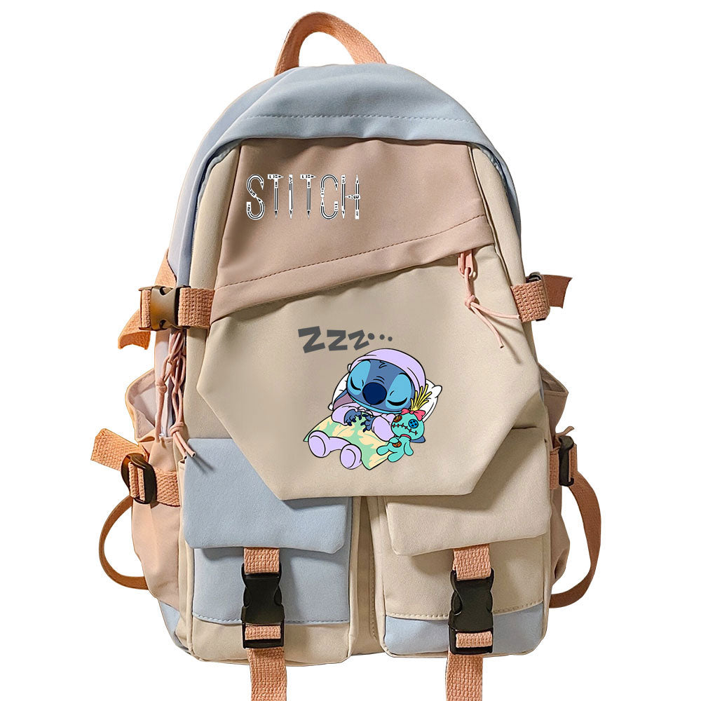 Lilo Stitch Water Proof Backpack Notebook Travel Bags Casual School Bag