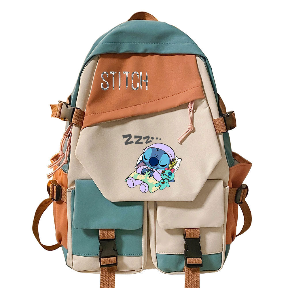 Lilo Stitch Water Proof Backpack Notebook Travel Bags Casual School Bag