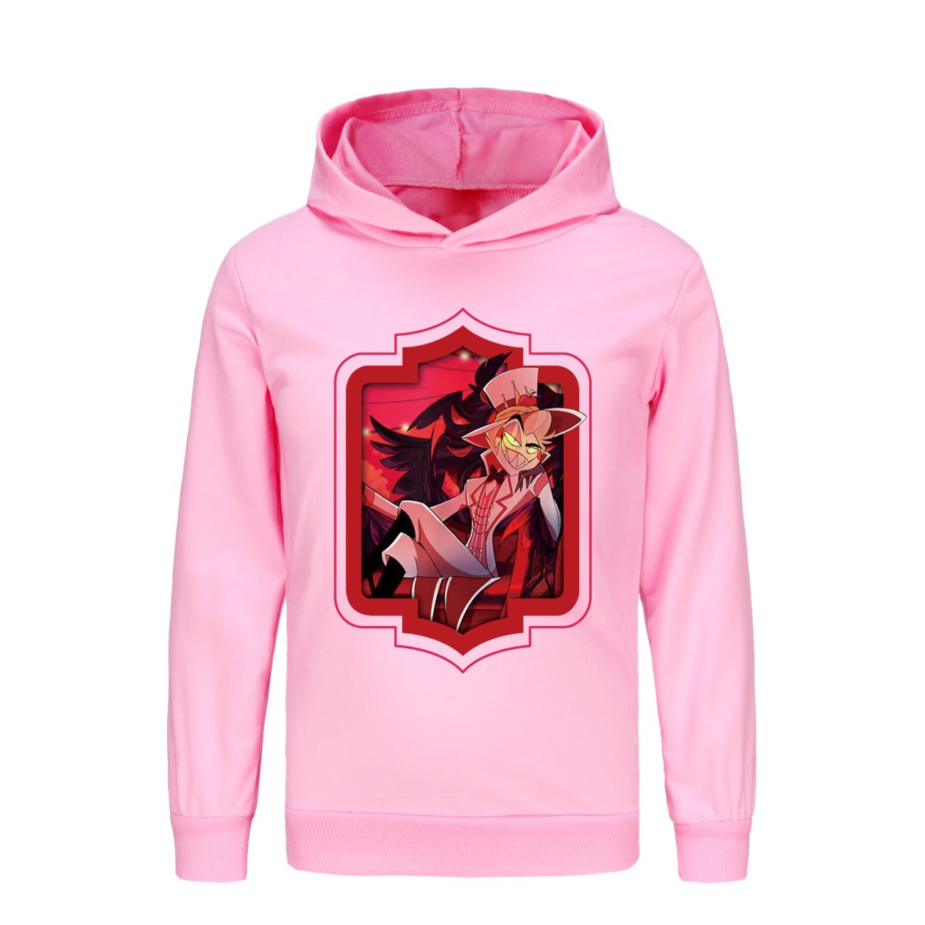 Hazbin Hotel Casual Sweatshirt Spring Autumn Hoodie for Kids