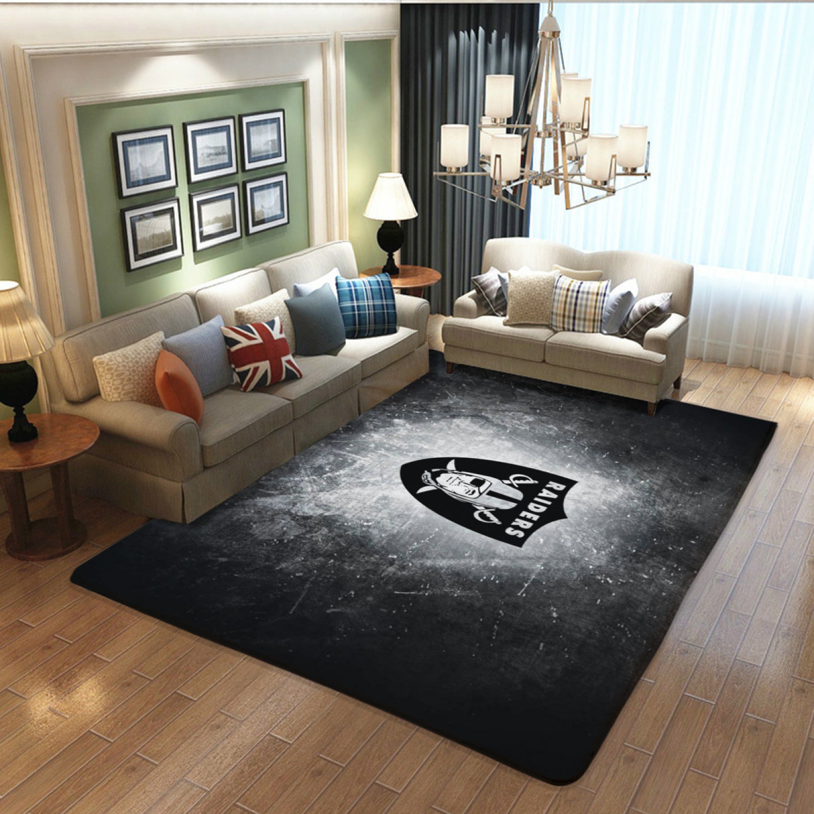 Las Vegas Rugby Raiders Rugs Bedroom Living Room Bathroom Carpet Mat Rug