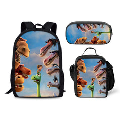 The Good Dinosaur Backpack Schoolbag Lunch Bag Pencil Bag for Kids Students 3PCS