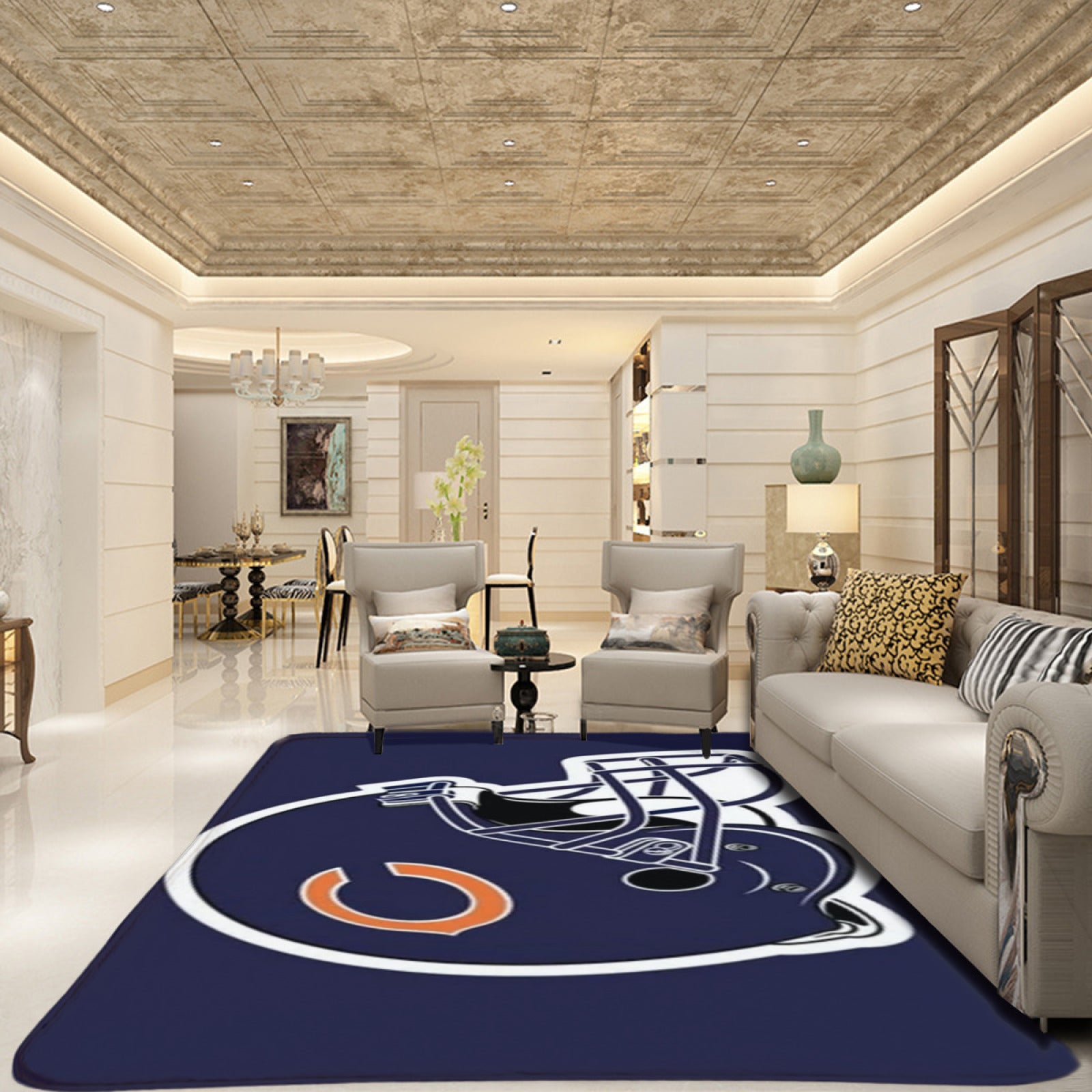 Chicago Rugby Bears Rugs Bedroom Living Room Bathroom Carpet Mat Rug  chicago bears