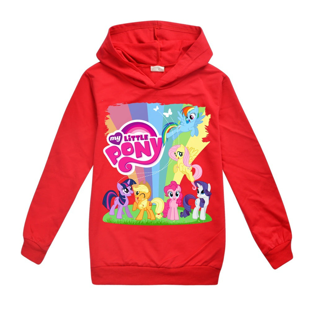 My Little Pony Casual Sweatshirt Spring Autumn Hoodie for Kids