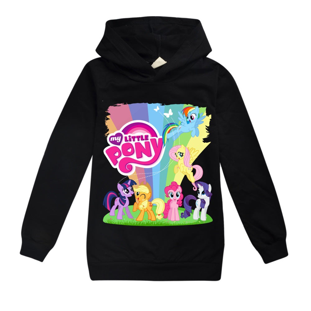 My Little Pony Casual Sweatshirt Spring Autumn Hoodie for Kids