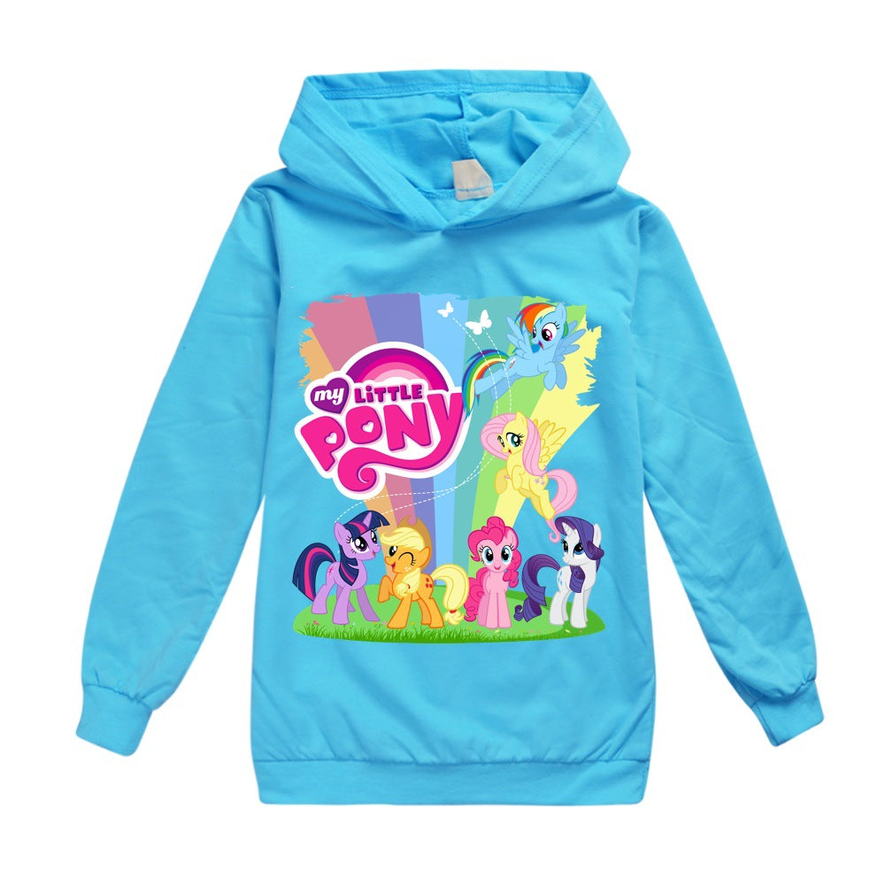 My Little Pony Casual Sweatshirt Spring Autumn Hoodie for Kids