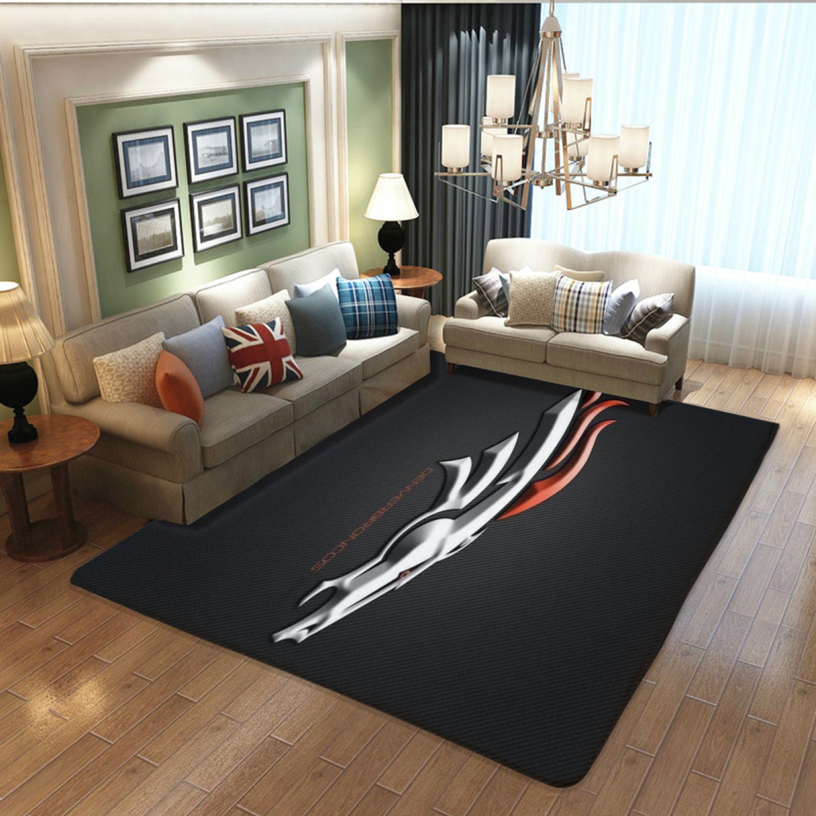 Denver Rugby Broncos Rugs Bedroom Living Room Bathroom Carpet Mat Rug