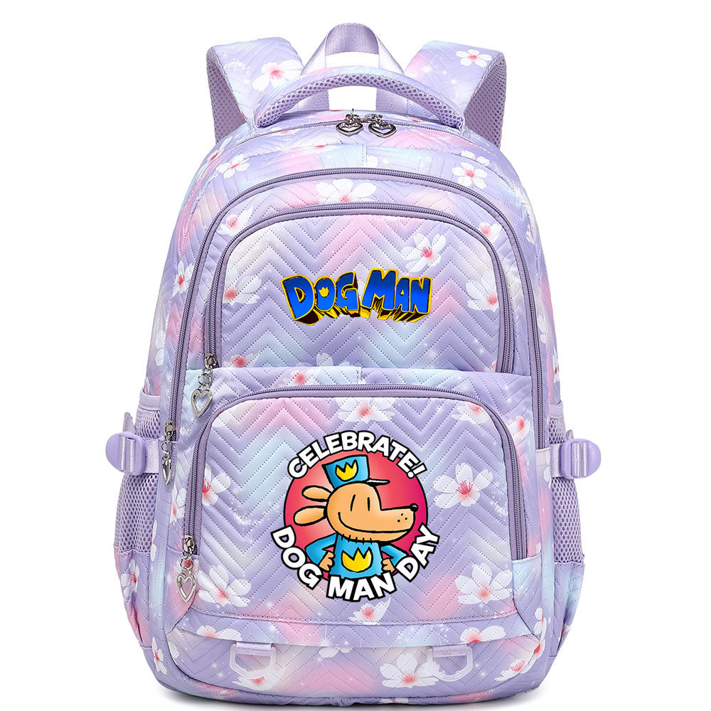 Dog Man Proof Backpack Notebook Travel Bags Casual School Bag For Middle School Students