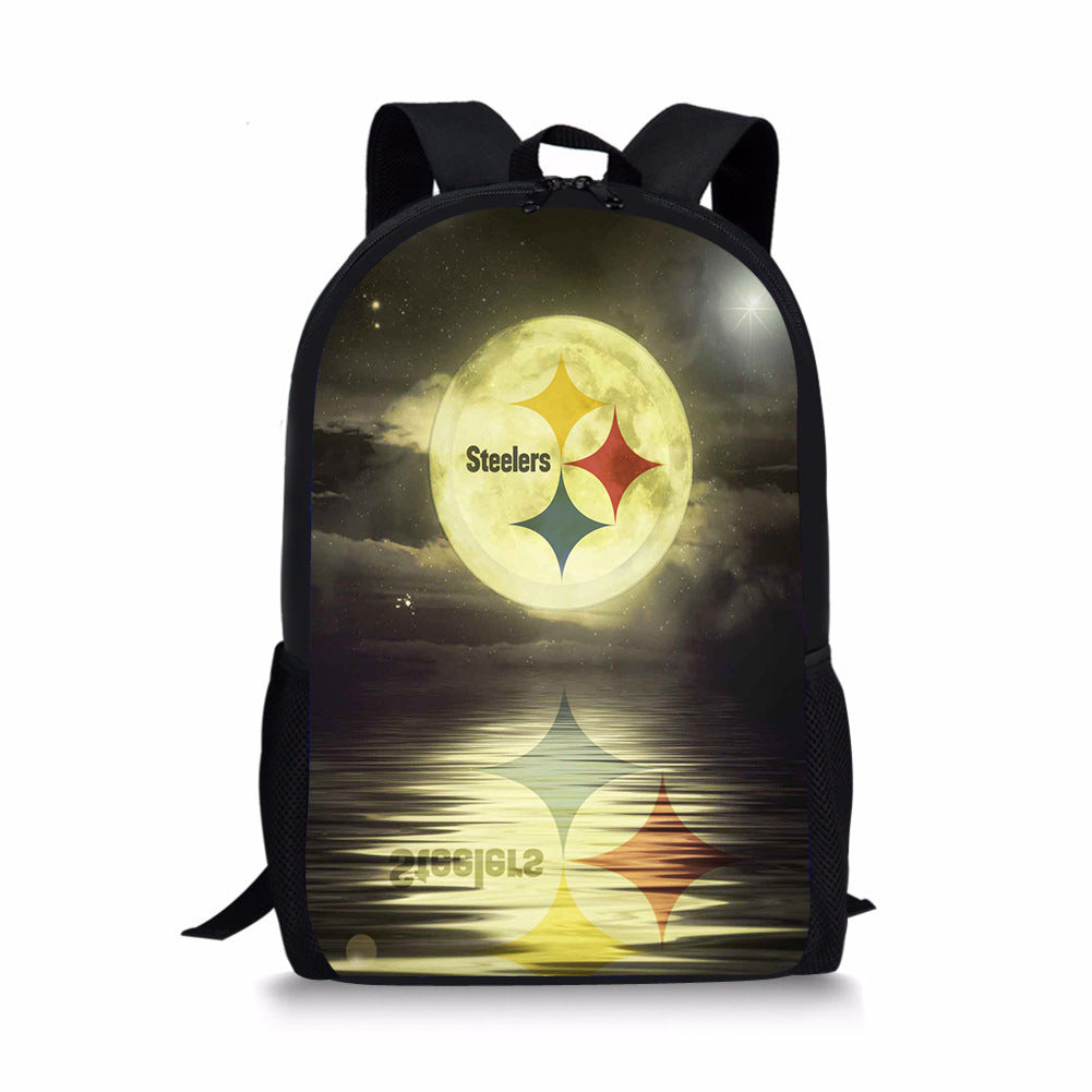 Las Vegas Raiders Footbal Team  Full Printed Backpack Schoolbag Travel Notebook Bag for Kids Students