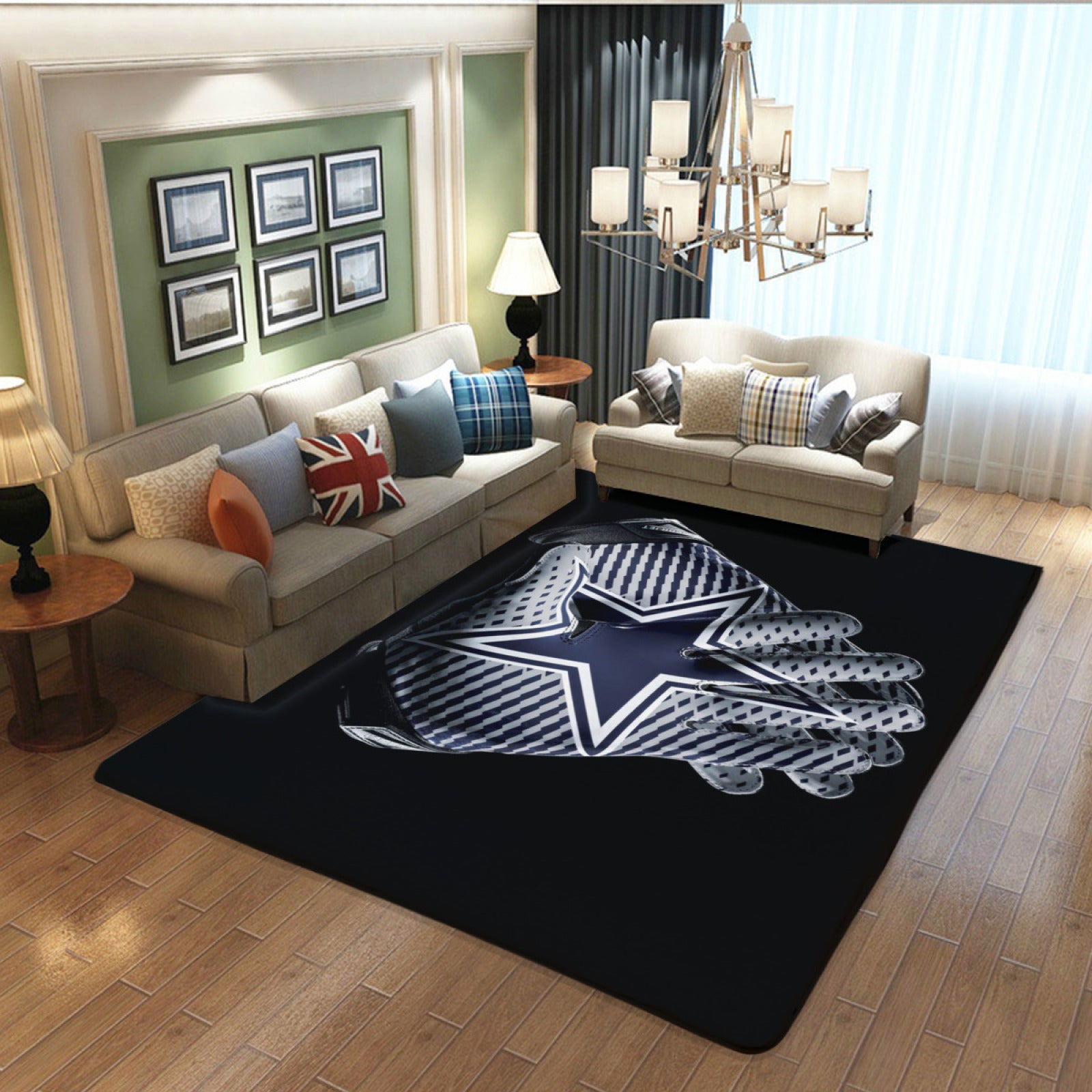 Dallas Rugby Cowboys Rugs Bedroom Living Room Bathroom Carpet Mat Rug