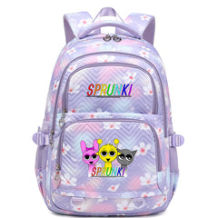 Sprunki Water Proof Backpack Notebook Travel Bags Casual School Bag For Middle School Students