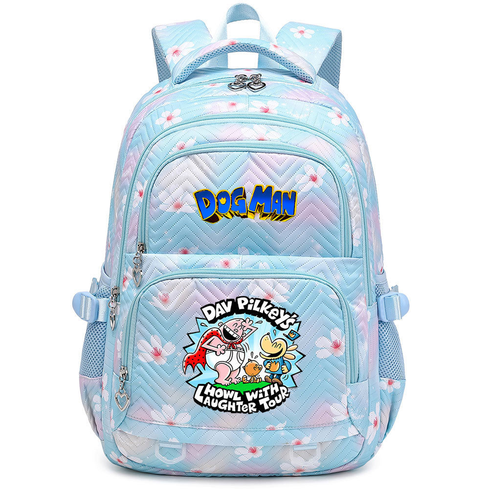 Dog Man Proof Backpack Notebook Travel Bags Casual School Bag For Middle School Students