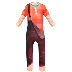 Wreck it RalphCosplay Costume with Mask Boys Girls Bodysuit Halloween Fancy Jumpsuits