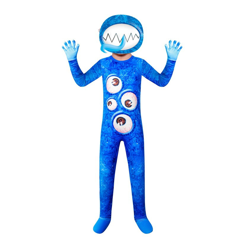 Garten of Banban Cosplay Costume with Mask Boys Girls Bodysuit Halloween Fancy Jumpsuits