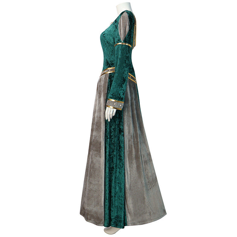 Shrek 2 Fiona Green Dress Halloween Cosplay Costume