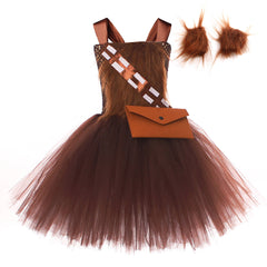 Chewbacca Cosplay Dress Halloween Cosplay Skirt for Girls