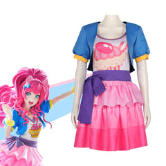 My Little Pony Pinkie Pie Cosplay Costume Halloween Cosplay Full Set