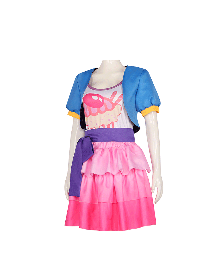 My Little Pony Pinkie Pie Cosplay Costume Halloween Cosplay Full Set