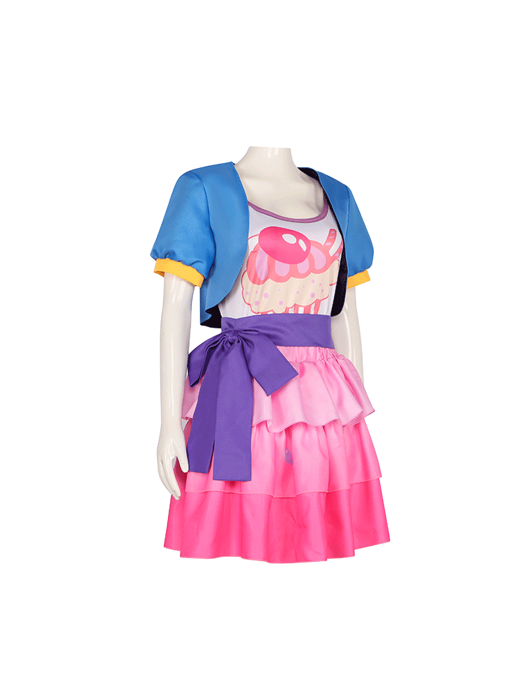 My Little Pony Pinkie Pie Cosplay Costume Halloween Cosplay Full Set