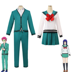 The Disastrous Life of Saiki K Saiki Kusuo School Uniform Teruhashi Kokomi Sailor Suit Halloween Cosplay Costume