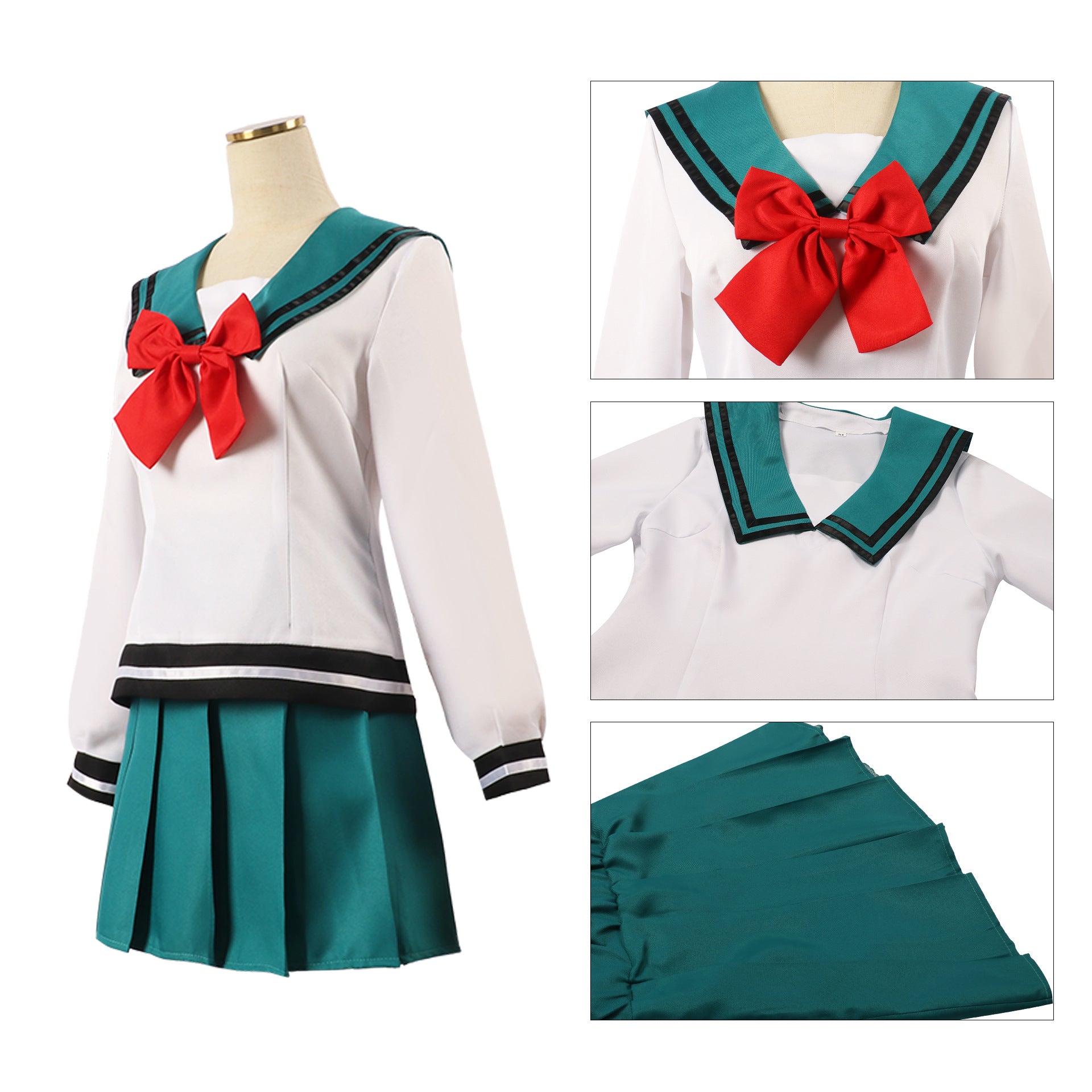 The Disastrous Life of Saiki K Saiki Kusuo School Uniform Teruhashi Kokomi Sailor Suit Halloween Cosplay Costume