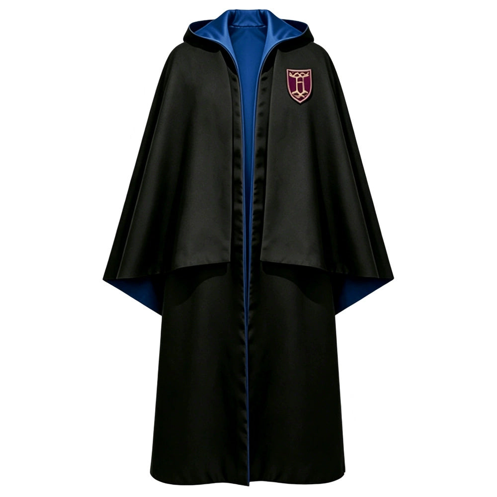 2026 New Potter Cosplay Robe Cloak Cape Hogwarts School Uniform for Kids Adults Halloween Costume