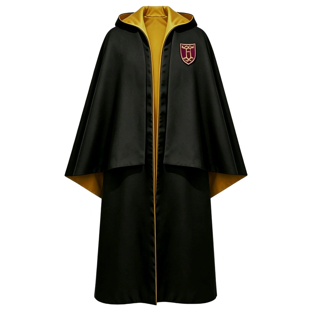 2026 New Potter Cosplay Robe Cloak Cape Hogwarts School Uniform for Kids Adults Halloween Costume