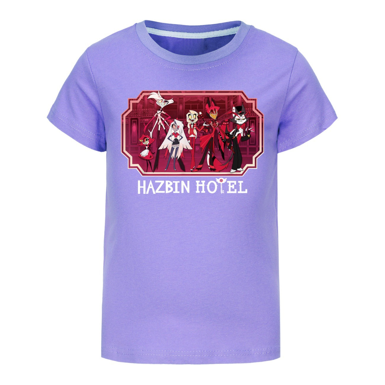 Hazbin Hotel Casual Sweatshirt Spring Autumn Short Sleeve T-Shirts for Kids