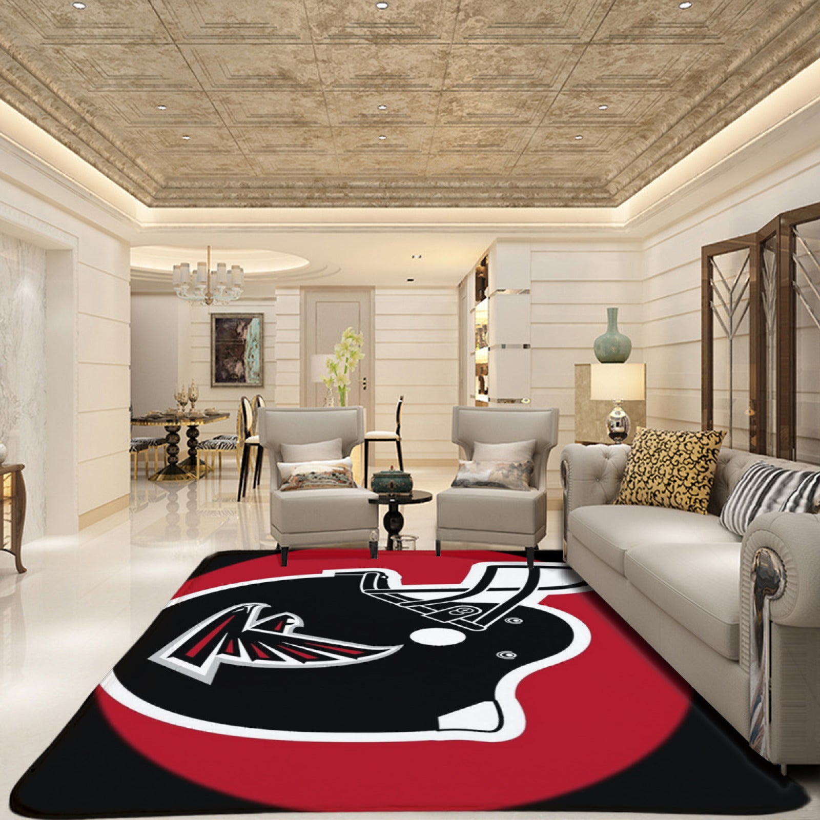 Atlanta Rugby Falcons Rugs Bedroom Living Room Bathroom Carpet Mat Rug